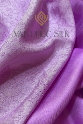 Vải Tơ Tằm Phượng Thọ Tím hồng